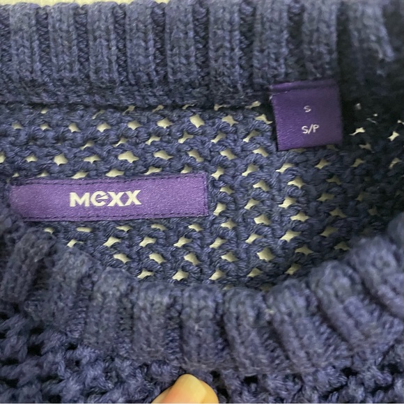 Mexx Blue knitted sweater. Size small ✅✅5/$20 - Picture 3 of 7